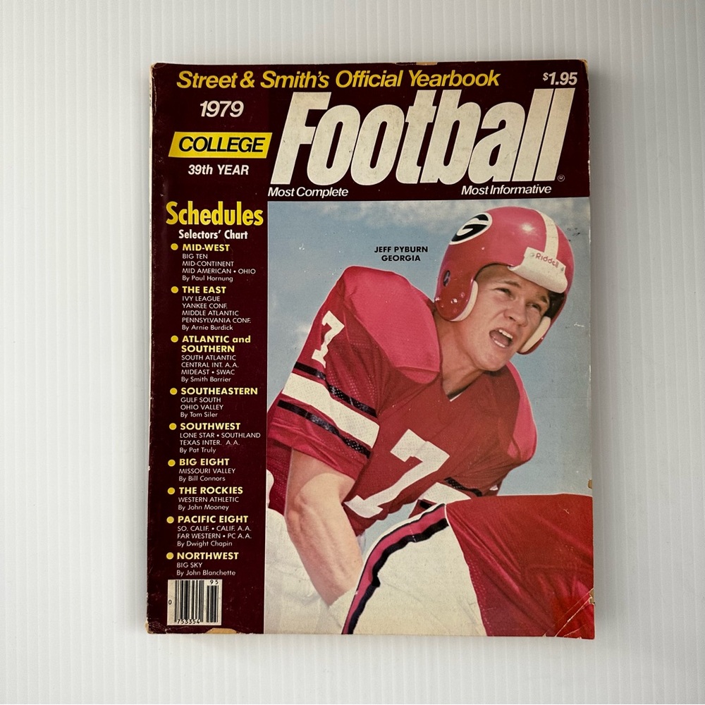 Georgia Football 1979 Street and Smith’s Official Year Book College Football